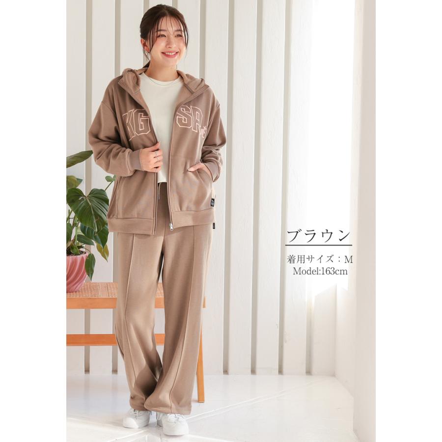 カンゴール 裏起毛パーカー レディース 裏起毛 裏ボア ジップアップ