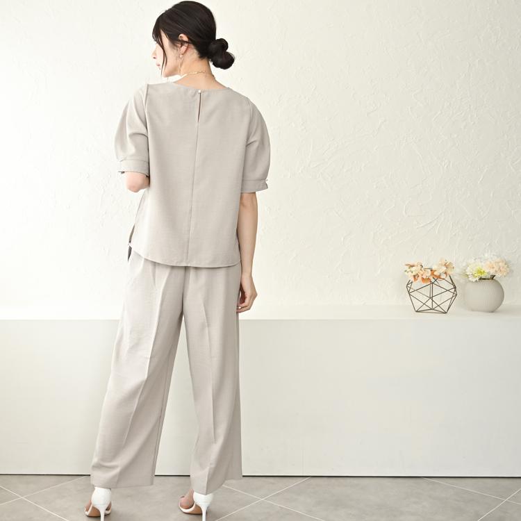 2035A 美品 アンプレガント バルーンブラウス ボリュームスリーブ 半袖 M 2035A 美品 アンプレガント バルーンブラウス ボリューム