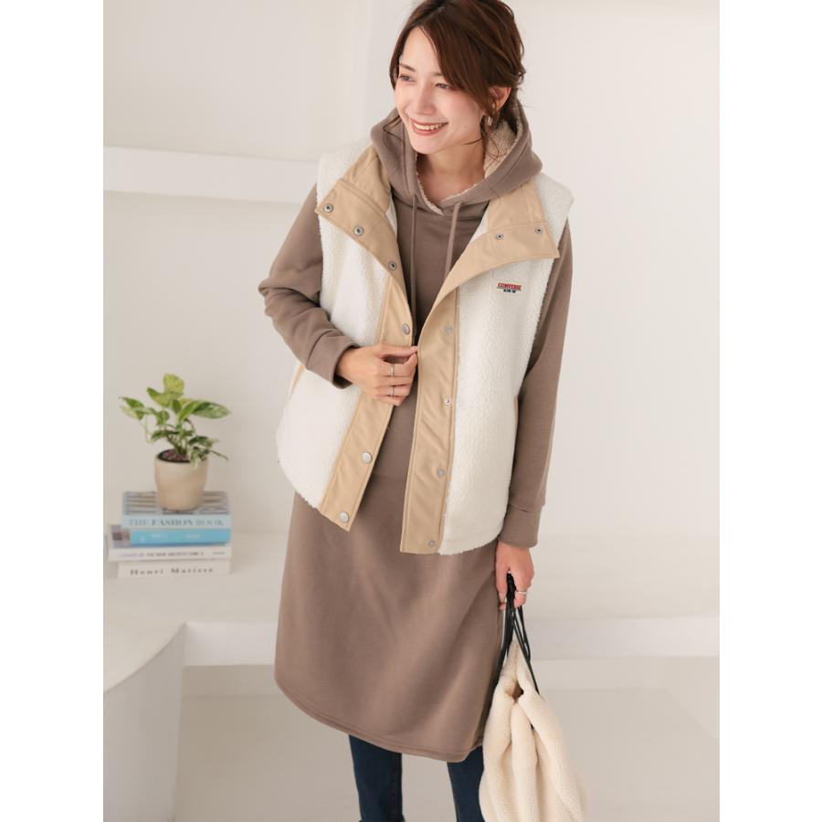 CONVERSE（コンバース） ボアベスト レディース ボア ベスト フリース