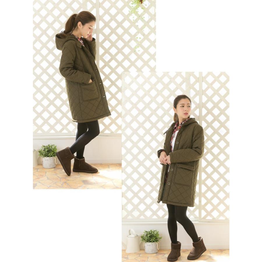 裏ボア コート アウター キルティングコート レディース キルトコート ロングコート キルティング 中綿 ベンチコート キルトジャケット M 5l 大きいサイズ 08 Lilybell 通販 Yahoo ショッピング