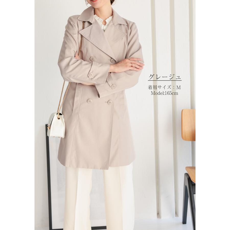 ✨美品✨【perna】トレンチコート　ベージュ　ペルナ　スプリングコート　L トレンチコート レディース スプリングコート 春コート ロング