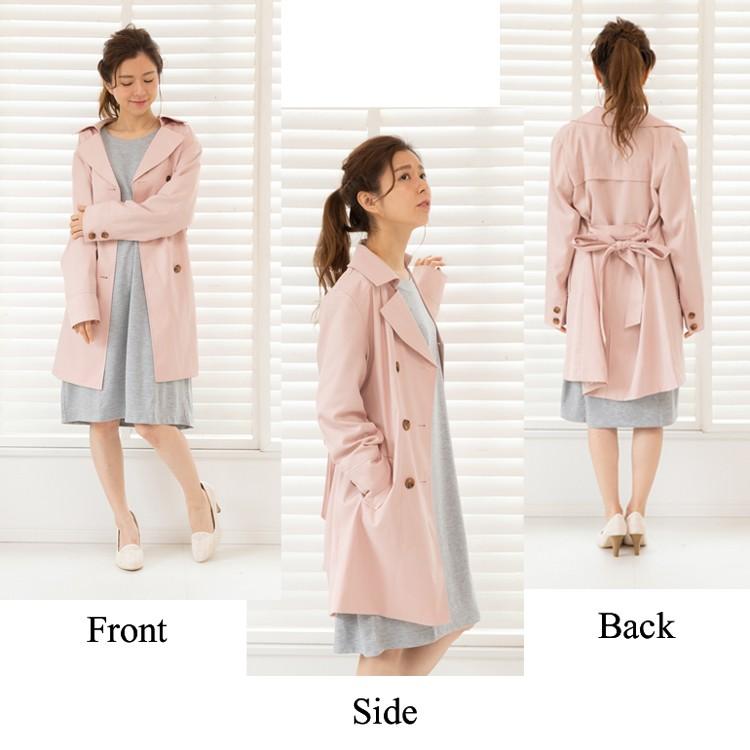トレンチコート レディース スプリングコート 春コート ロング丈