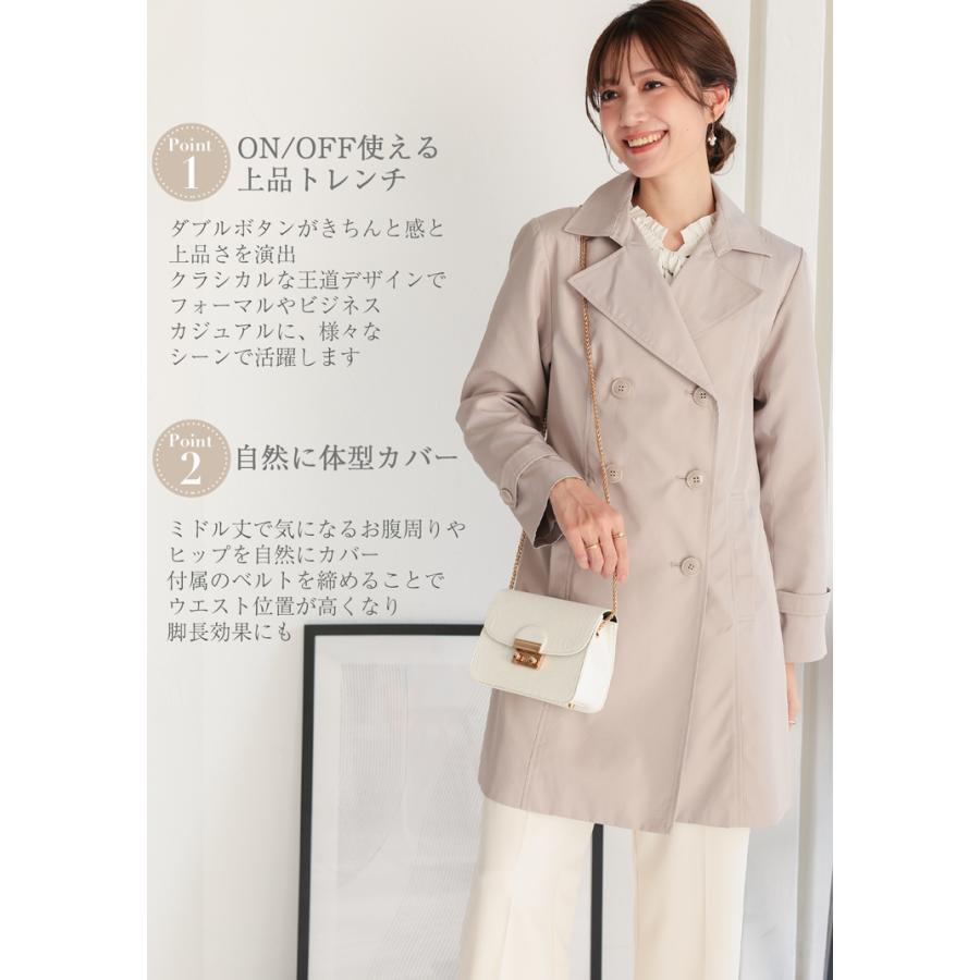 トレンチコート レディース スプリングコート 春コート ロング