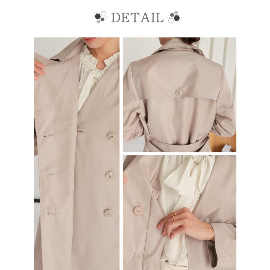 トレンチコート スプリングコート レディース 春コート ロング 春 秋