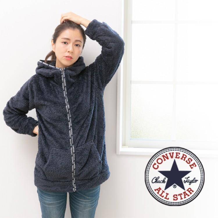 コンバース ボアパーカー モコモコアパーカー ボアジャケット パーカー フリースジャケット レディース フリース アウター M L Ll 3l 大きいサイズ 秋 冬 09 Lilybell 通販 Yahoo ショッピング