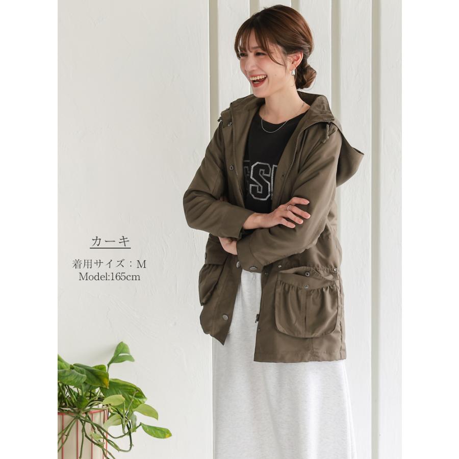 モッズコート レディース マウンテンパーカー ミリタリージャケット 春