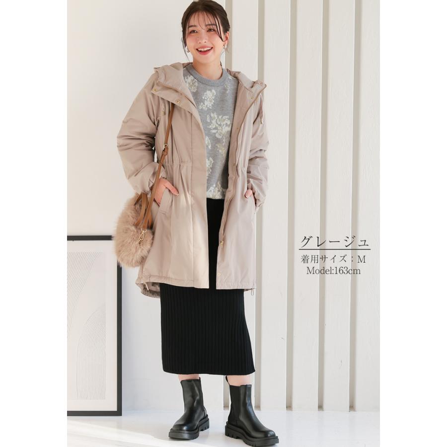 中綿 モッズコート ロングコート レディース ミリタリーコート 