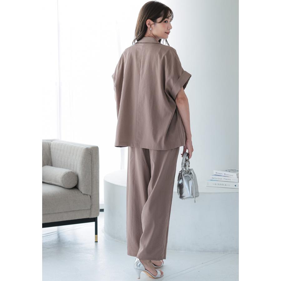 接触冷感 セットアップ スーツ パンツ ジャケット サマースーツ