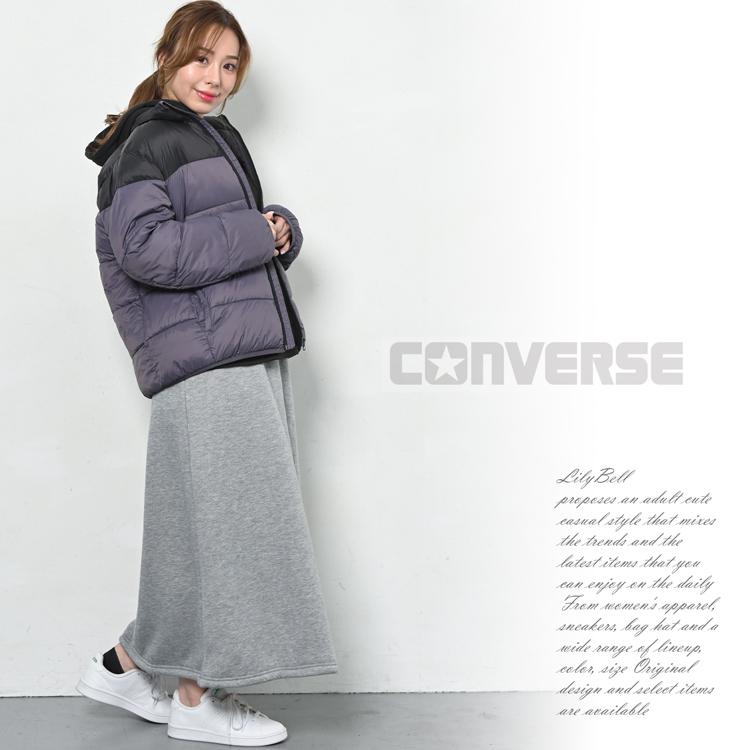 CONVERSE（コンバース） 中綿ジャケット フェイクダウン レディース