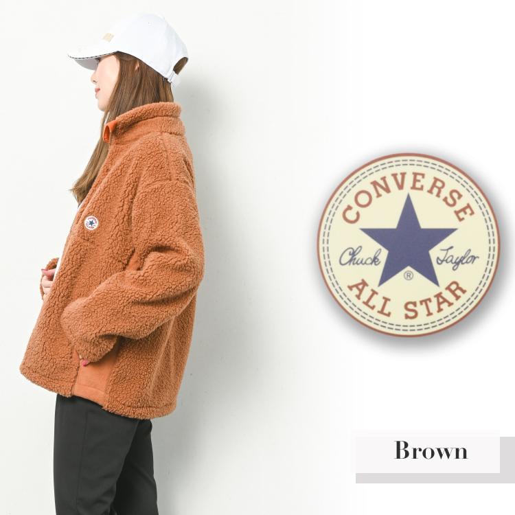 Converse コンバース 裏ボア パーカー フリースジャケット 裏起毛パーカー ジップアップ ジャケット ブランド レディース あったか M L 大きいサイズ 防寒 秋 冬 Lilybell 通販 Yahoo ショッピング