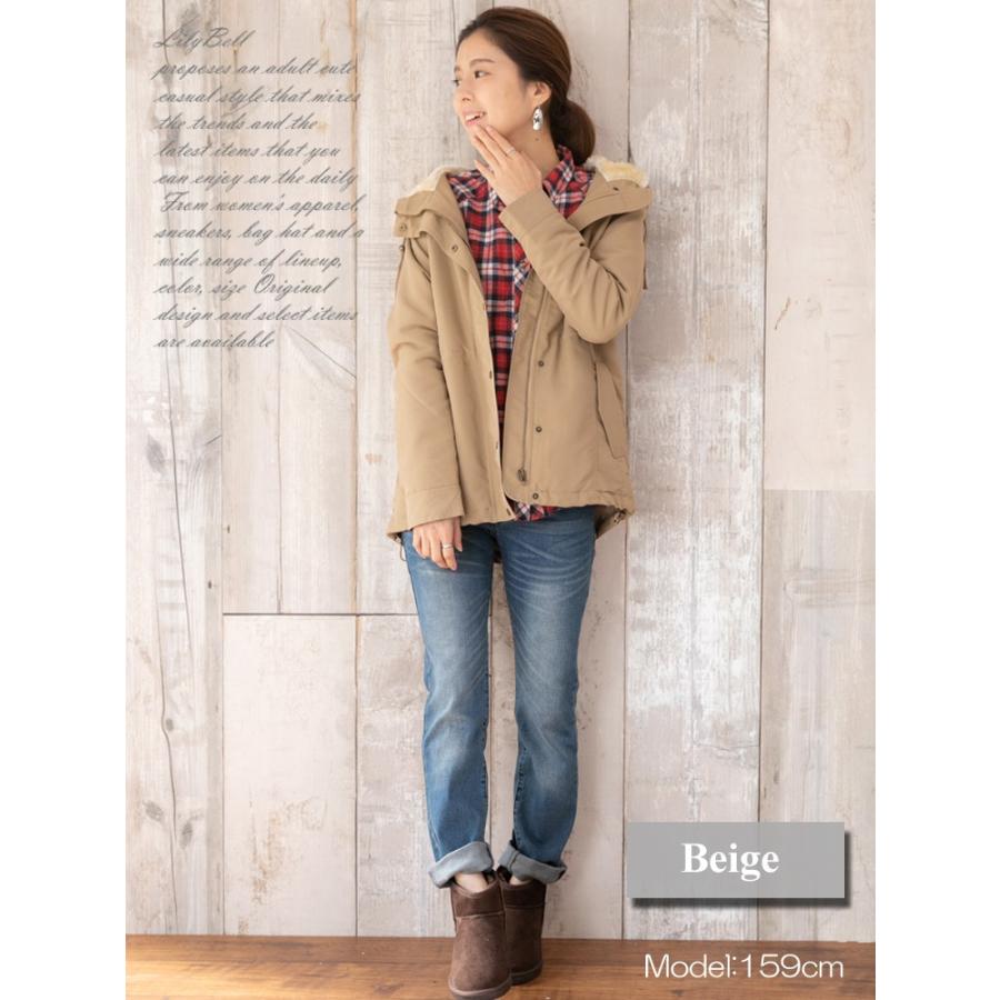 マウンテンパーカー レディース 裏ボア フリース 中綿ジャケット 短め ナイロン パーカー ウインドブレーカー 秋 冬 防寒着 アウター 大きいサイズ 1102sp Jk 5b Lilybell 通販 Yahoo ショッピング