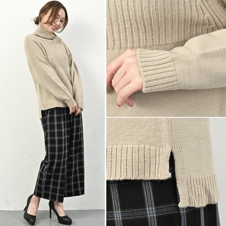 タートルネックセーター ニット セーター トップス レディース