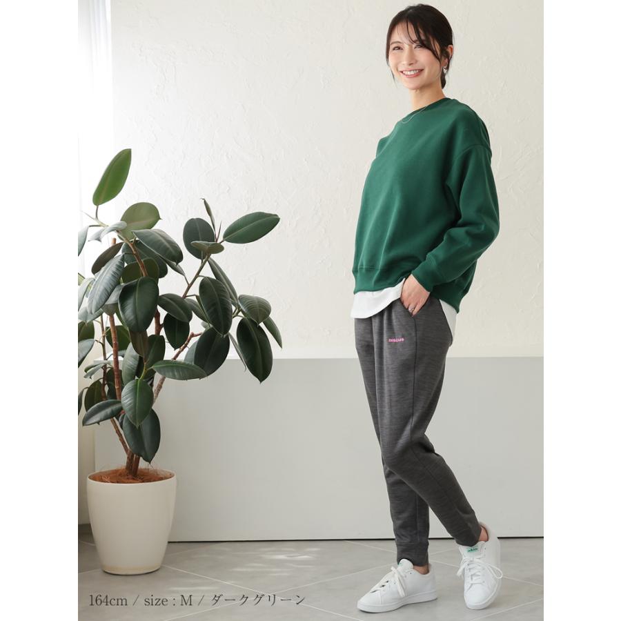 裏起毛トレーナー スウェット レディース トップス 裏起毛 トレーナー