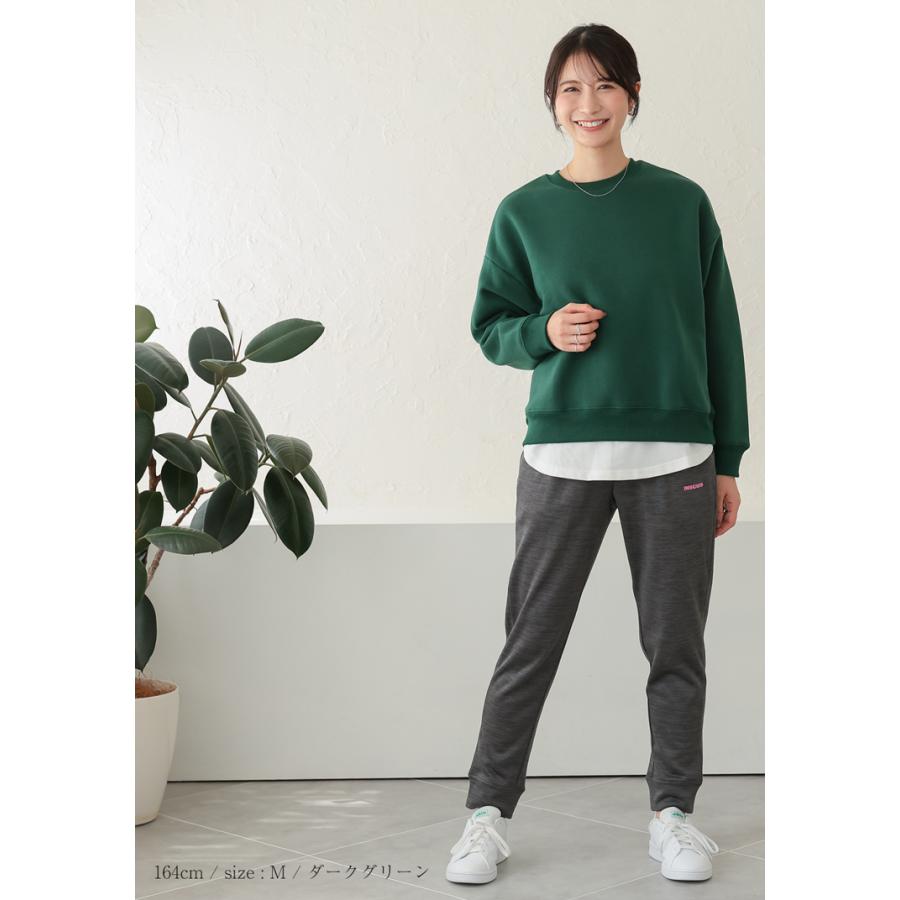 LOGOS（ロゴス） 裏起毛トレーナー スウェット レディース トップス 裏