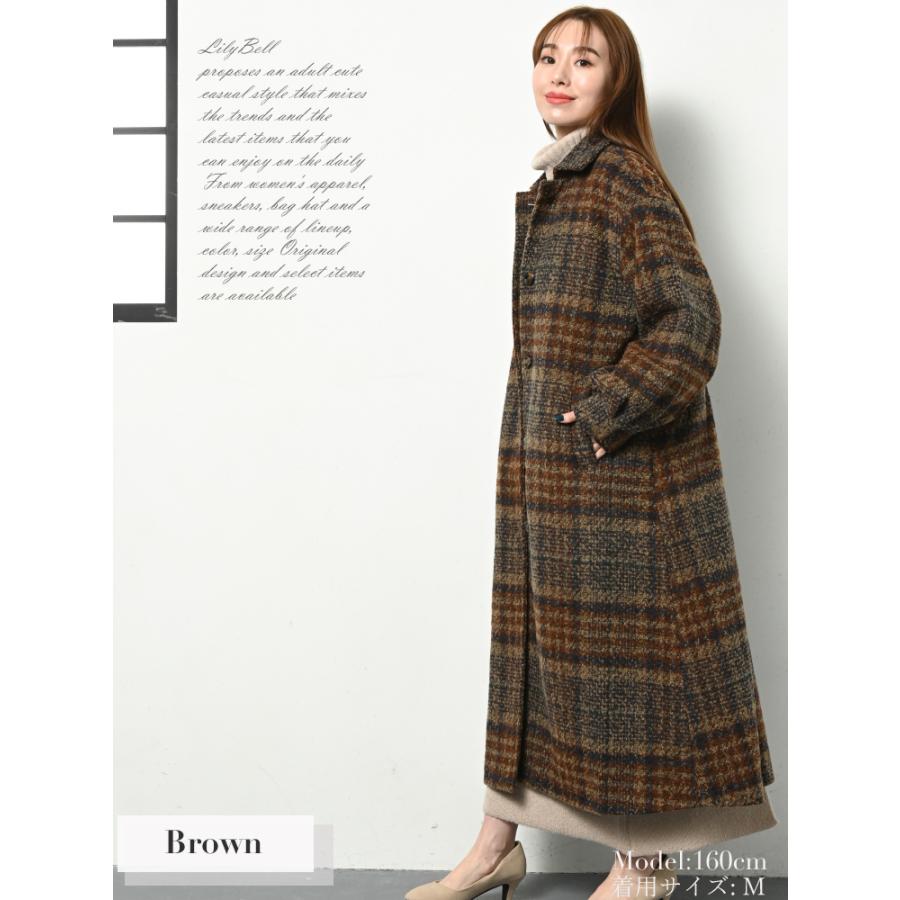 チェスターコート チェック コート レディース 秋 冬 アウター