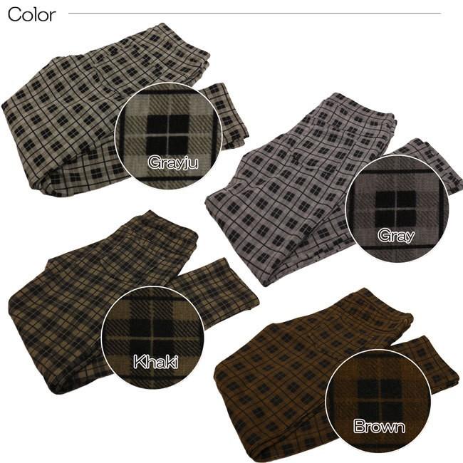 あったか 裏起毛 レギンスパンツ レギンス レギパン 千鳥格子柄