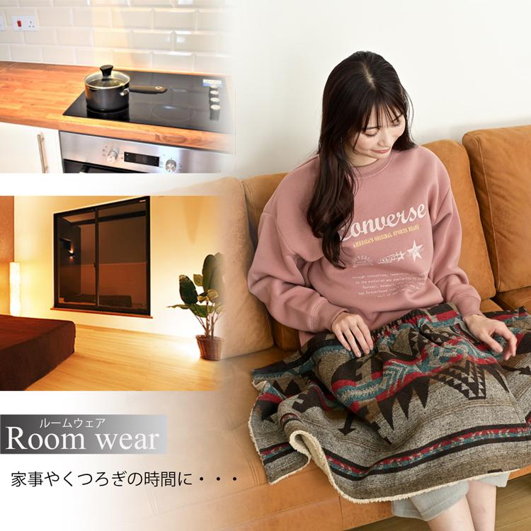 巻きスカート 防寒 ミニ ラップスカート ショート ひざ丈 裏ボア 膝丈