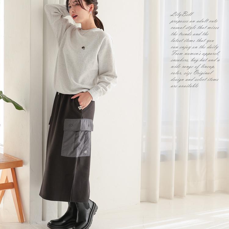 LOGOS（ロゴス） パーク 裏起毛スカート ロングスカート レディース 冬