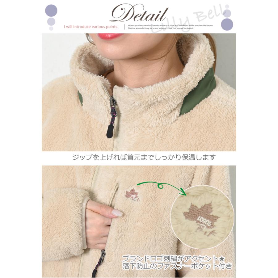 ○★新品 未使用 MARK&LONA サイドジップ ハイネック ボアフリース Randy(ランディー) 2023AW 「TIME」 4ジップハイネックブルゾン