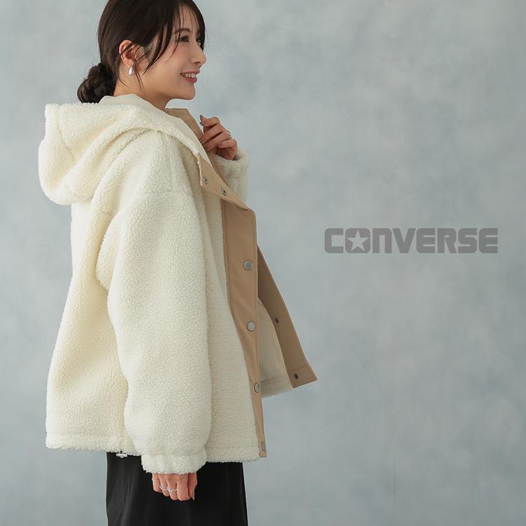 CONVERSE（コンバース） ボアジャケット レディース ボアブルゾン ボア