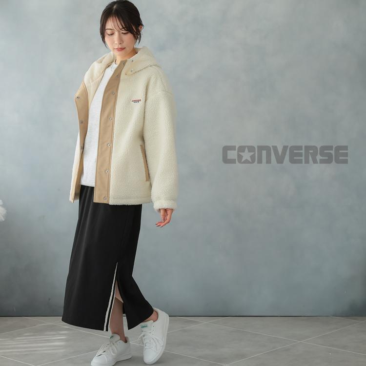 CONVERSE（コンバース） ボアジャケット レディース ボアブルゾン ボア