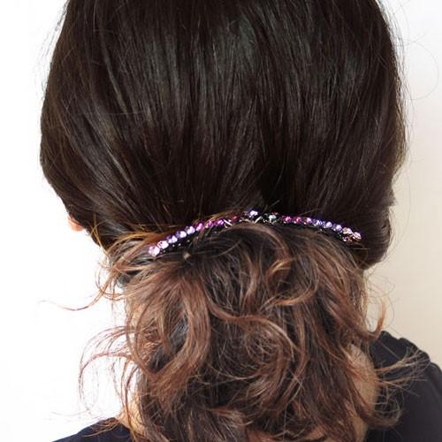 夜会巻きコーム Cb2 グラデーションラインストーンハートヘアーコーム ヘアアクセサリー Cb2 リリーベルアクセサリー 通販 Yahoo ショッピング