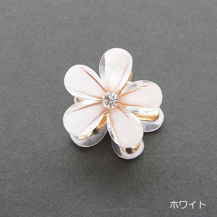 ヘアクリップ ミニ クリップ ラメ 花 きらきら フラワー バンス