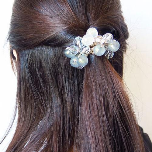 ジャラジャラヘアゴム じゃらじゃら天然石のヘアゴム【ゴム交換可能】 | Kulasukha(クラスカ)