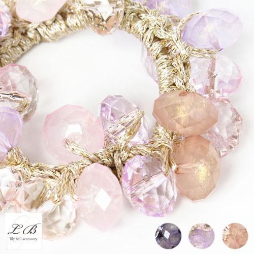 ヘアゴム Hg28 じゃらじゃらビーズゴム 大人のアッシュ系ラメ入り平円ビーズ ヘアアクセサリー 髪飾り Hg28 リリーベルアクセサリー 通販 Yahoo ショッピング