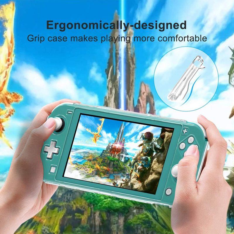 RDFJ Switch Lite専用クリアケース フルーカバー 本体＋Joy-Con 全保護カバー キズ防止ハードケース for Ninte｜lilyflower｜04