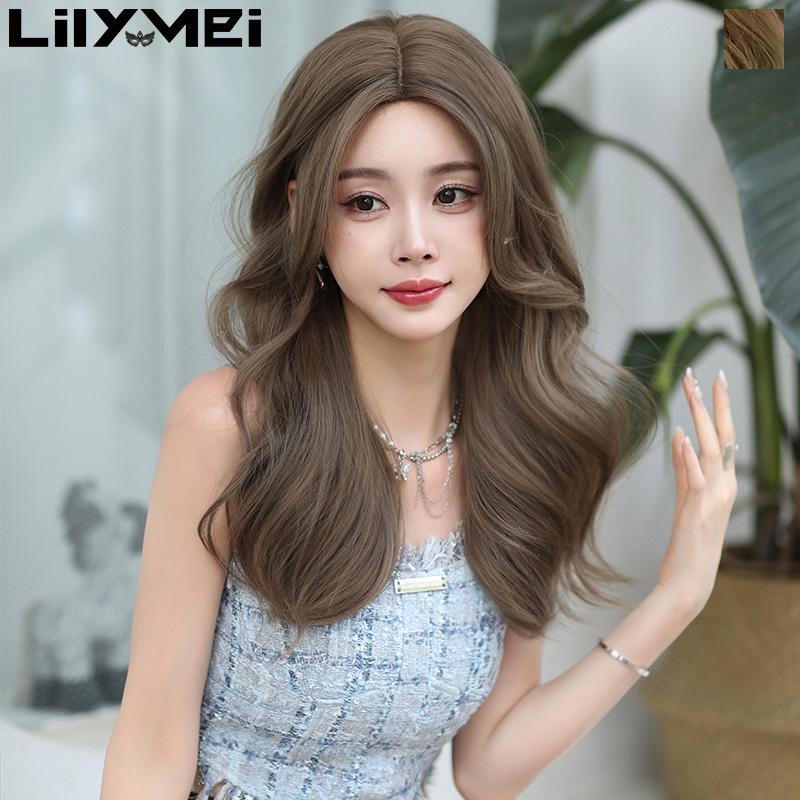 ニュアンスカール 美ライン 大人 前髪 なし グラデーション 耐熱 イベント コスプレ カール 結婚式 プリンセス 自然 グレー エクステ つけ毛 ワンレン Fl8002 Lilymei 通販 Yahoo ショッピング