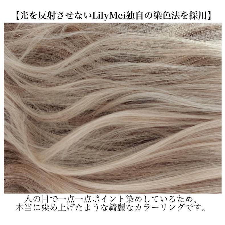 新色】 パールベージュ 新作 ロングウィッグ 【送料無料