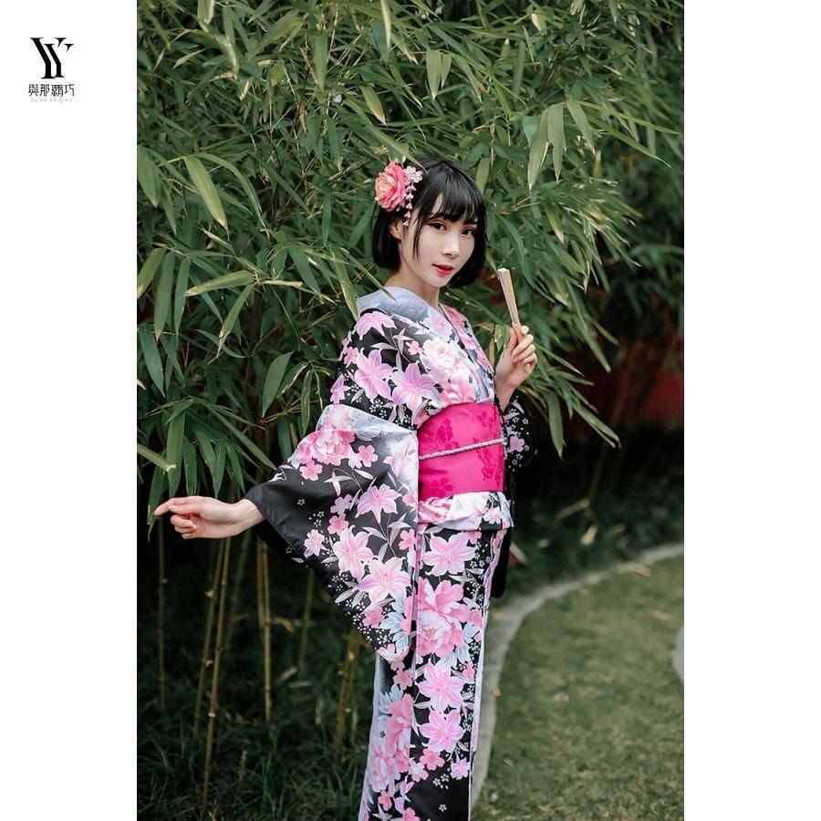 浴衣 セパレート 大人 レディース セット ワンピース 黒 ピンク 浴衣 セパレート 大人 レディース セット ワンピース 黒 ピンク