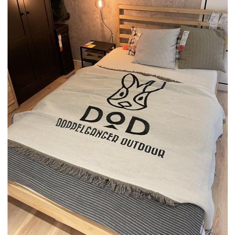 DOD ディーオーディー ブランケット 毛布 camping blanket ブラック DOPPELGANGER OUTDOOR ファッション｜lilys-garden｜08