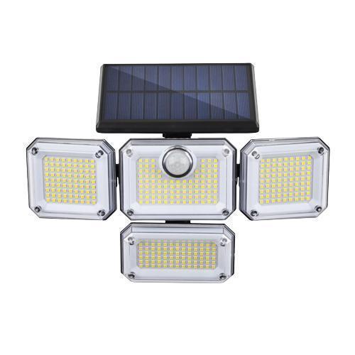 人気!センサーライト 屋外 led 防水 ソーラー 4面パネル 333led 人気!センサーライト 屋外 led 防水 ソーラー 4面パネル 333led