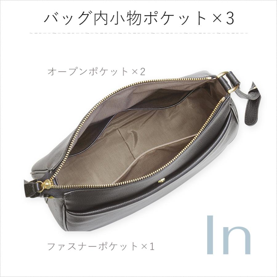ショルダーバッグ レディース 斜めがけ 軽い 軽量 革 本革 バッグ 日本製 ブランド 母の日 エールック A3235 爆買の画像