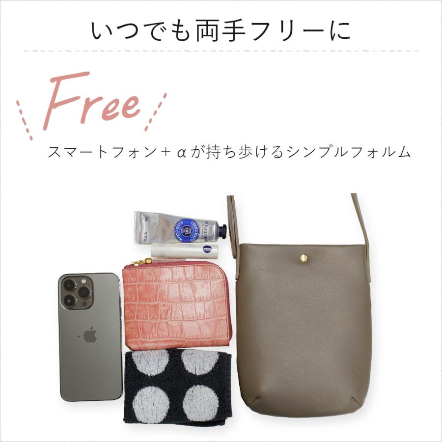 スマホショルダー ポシェット レディース 斜めがけ ショルダーパッド
