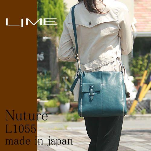 ショルダーバッグ レディース 軽い 人気 本革 斜めがけ 肩かけ 革 牛革 カジュアル 日本製 ブランド 母の日 ライム ナチュレ L1055 | LIME made in japan | 14
