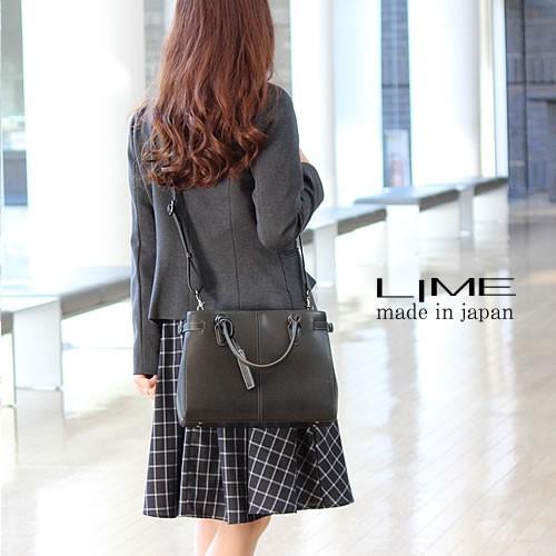 LIME made in japan フォーマルバッグ 黒 本革 ショルダーバッグ LIME made in japan フォーマルバッグ 黒 本革 ショルダーバッグ