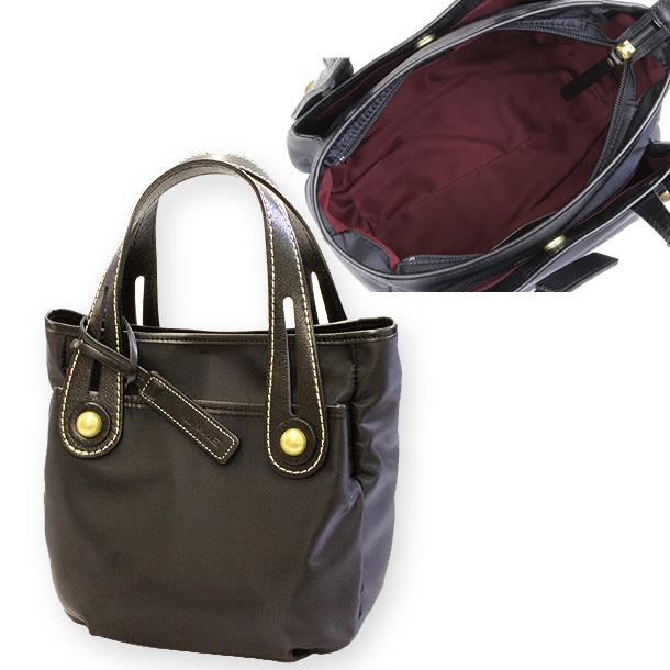 トートバッグ ハンドバッグ レディース 本革 ナイロン 軽量 小さめ 日本製 レザー 通勤 通学 お仕事 お稽古用 ライム ヴェリー L1453 爆買 | LIME made in japan | 11