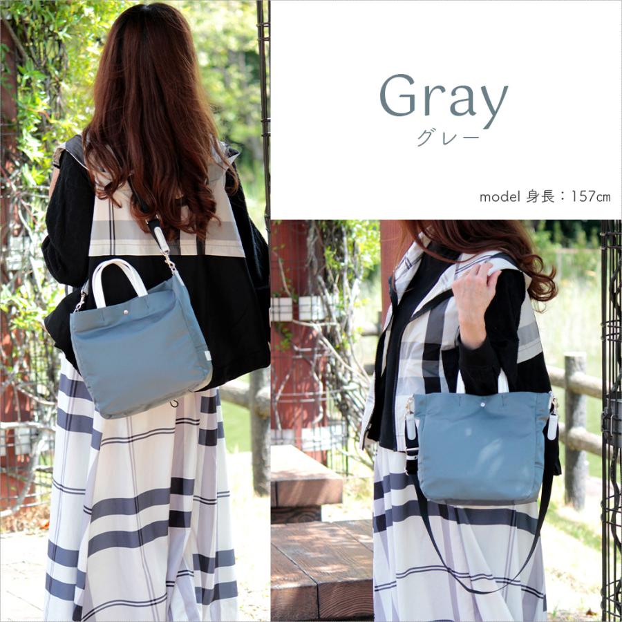 LIME made in japan ミニトートバッグ ナイロン 本革 2way 軽量 日本製