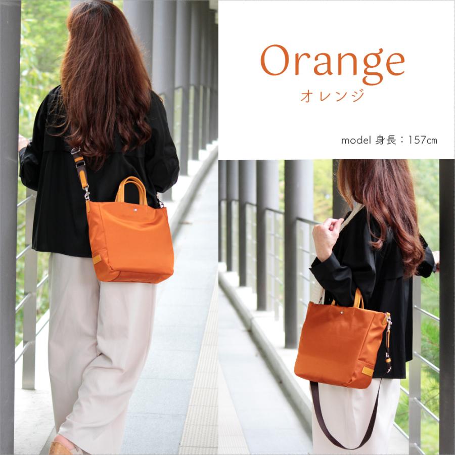 LIME made in japan ミニトートバッグ ナイロン 本革 2way 軽量 日本製