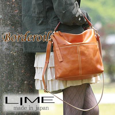 LIME made in japan ショルダーバッグ レディース 軽い 人気 本革 革