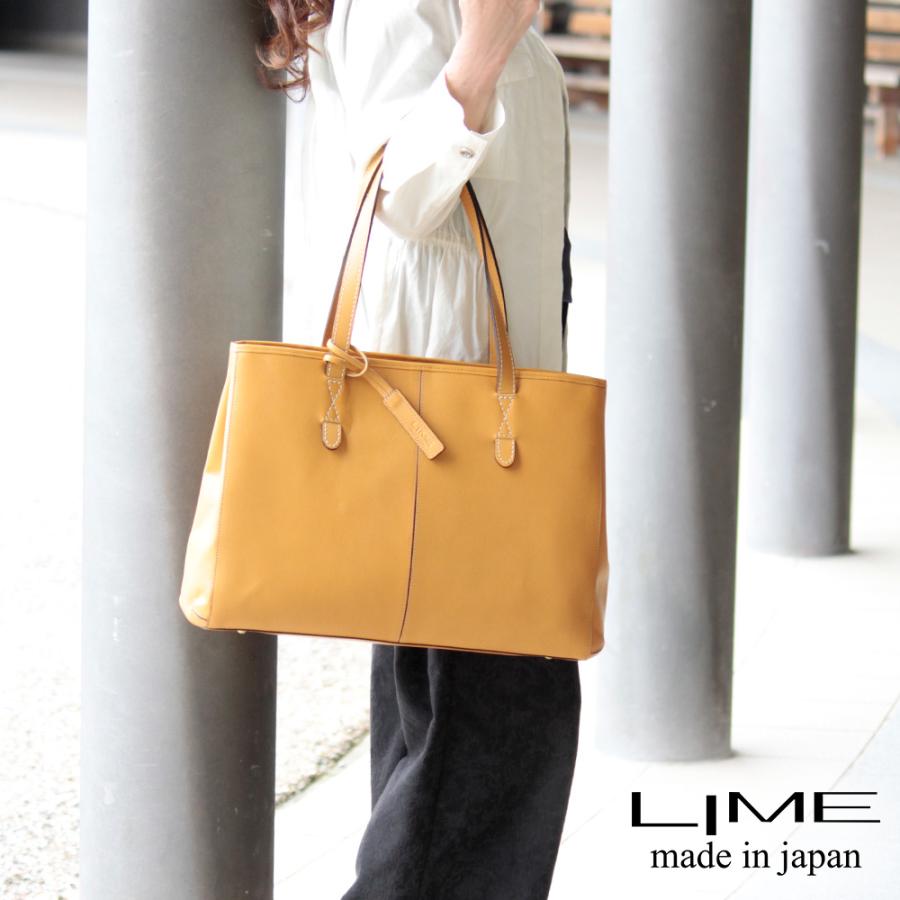 LIME made in japan トートバッグ レディース 本革 A4 革 日本製 LIME made in japan トートバッグ レディース 本革 A4 革 日本製