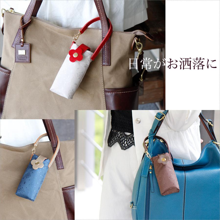 エコバッグ ブランド 折りたたみ コンパクト 軽量 肩掛け 本革 バッグ チャーム レディース トート サブ バッグ 撥水 プレゼント LIME ライム L1916 | LIME made in japan | 13