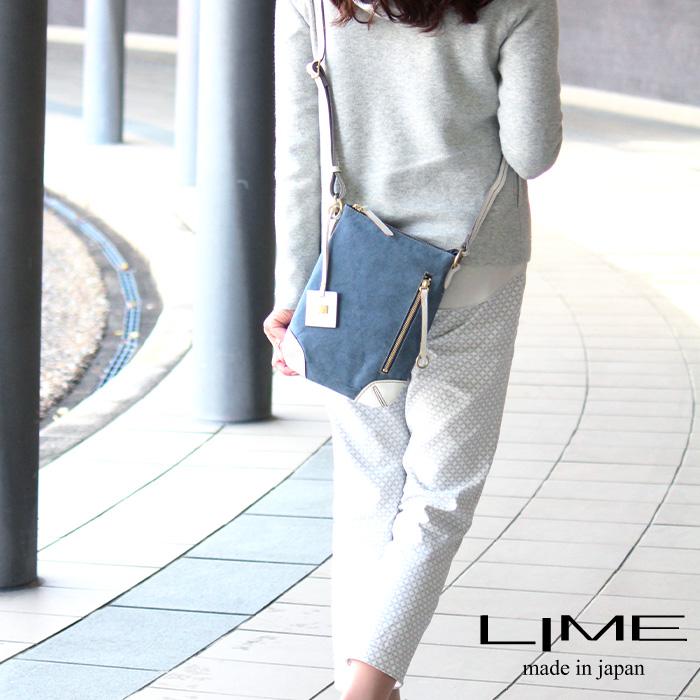 LIME made in japan ミニ ショルダーバッグ レディース 本革 LIME made in japan ミニ ショルダーバッグ レディース 本革
