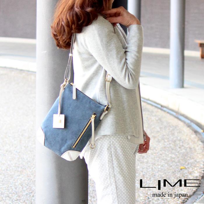 LIME made in japan ミニ ショルダーバッグ レディース 本革 LIME made in japan ミニ ショルダーバッグ レディース 本革