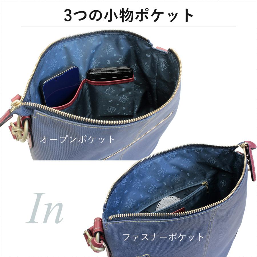 LIME made in japan ショルダーバッグ レディース 本革 デニム LIME made in japan ショルダーバッグ レディース 本革 デニム