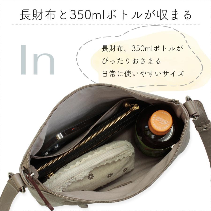 LIME made in japan ショルダーバッグ レディース 本革 斜めがけ