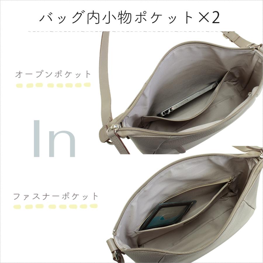 LIME made in japan ショルダーバッグ レディース 本革 斜めがけ